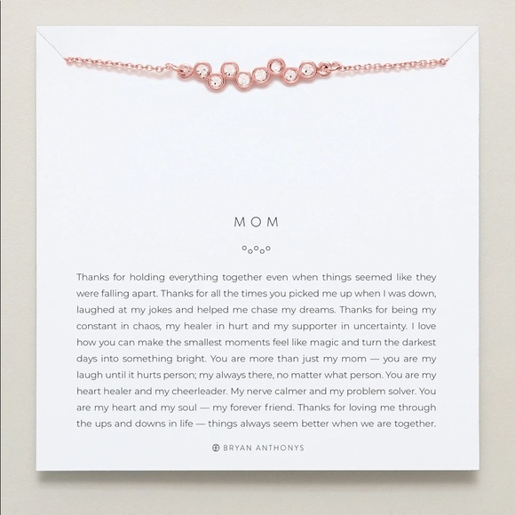Bryan Anthonys 𝐌𝐨𝐦 necklace | Rose Gold | 𝐍𝐞𝐰 - Picture 1 of 1